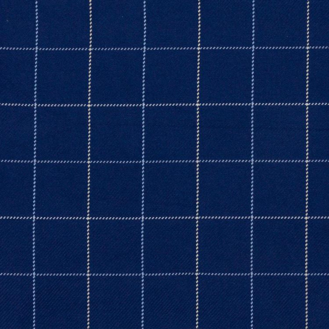 RM CoCo Fabric Chesteron Check Navy Finishing Touches Vol 9 100% Cotton 33000 Horizontal: 5.25 and Vertical: 5.5 54 - My Fabric Connection -