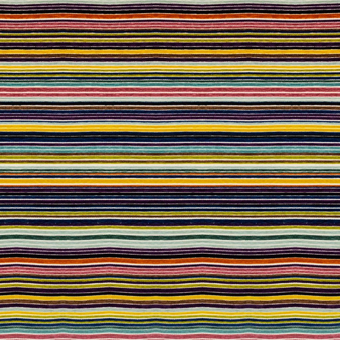 RM CoCo Fabric Technicolor Stripe Sangria