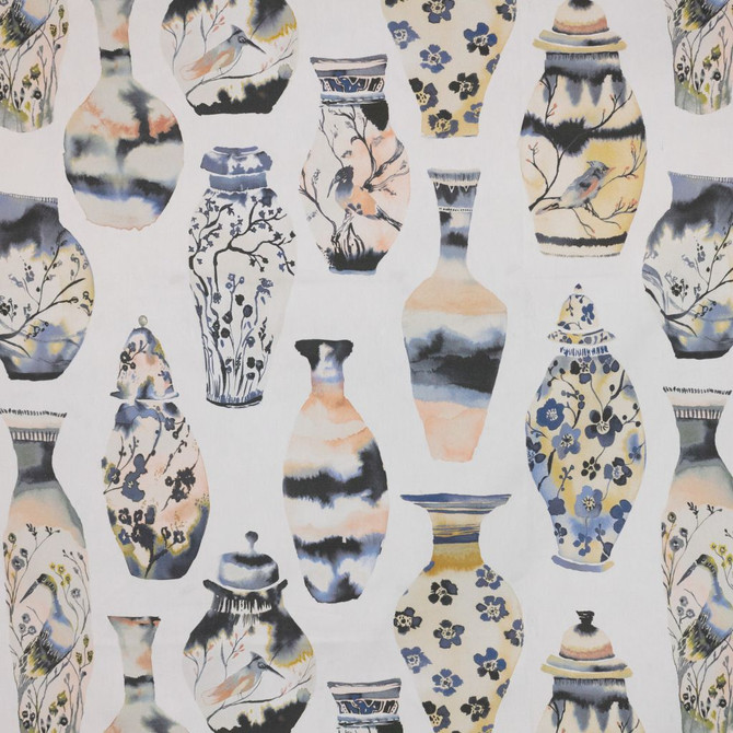 RM CoCo Fabric Chin Chin Cobalt Inspired Living Vol 16 100% Cotton See Sample 0 Horizontal: 27.16 and Vertical: 27.16 55 - My Fabric Connection -