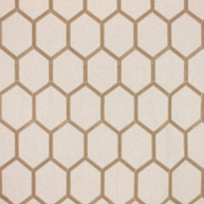 RM CoCo Fabric Trovaso Trellis French Vanilla Inspired Living Vol 13 72% Polyester 21% Cotton 7% Linen See Sample 0 Horizontal: 4.3700811 and Vertical: 9.3307137 54 - My Fabric Connection -