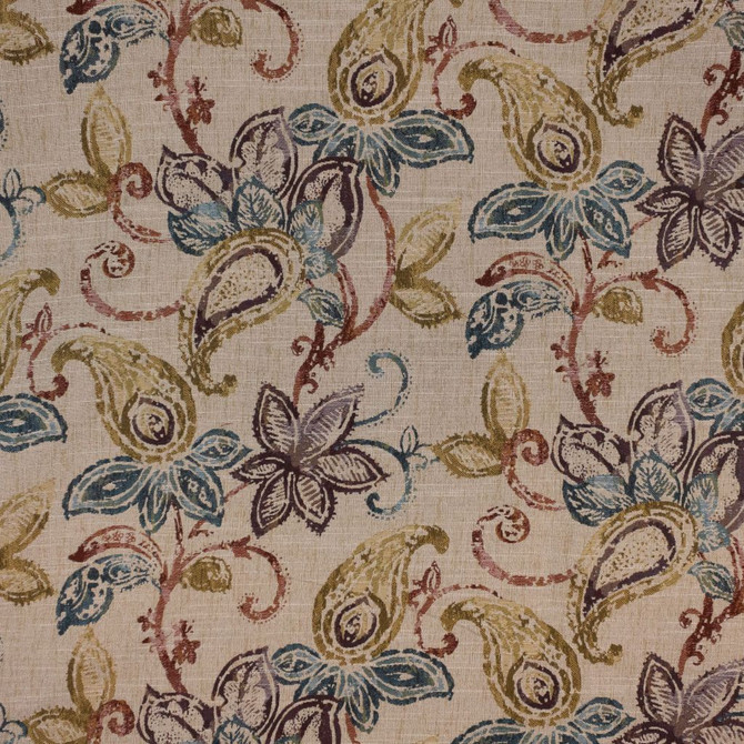 RM CoCo Fabric San Torini Tuscan Red Inspired Living Vol 15 85% Polyester 15% Rayon See Sample 0 Horizontal: 29.5 and Vertical: 19.75 58.268 - My Fabric Connection -