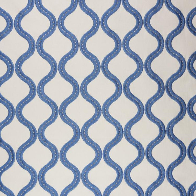 RM CoCo Fabric Go With The Flow Ocean Flying Colors Vol. II - Wesco 85% COTTON, 12% POLY, 3% ZARI - Dry clean only Horizontal: 3.75 and Vertical: 3.75 53 - My Fabric Connection -