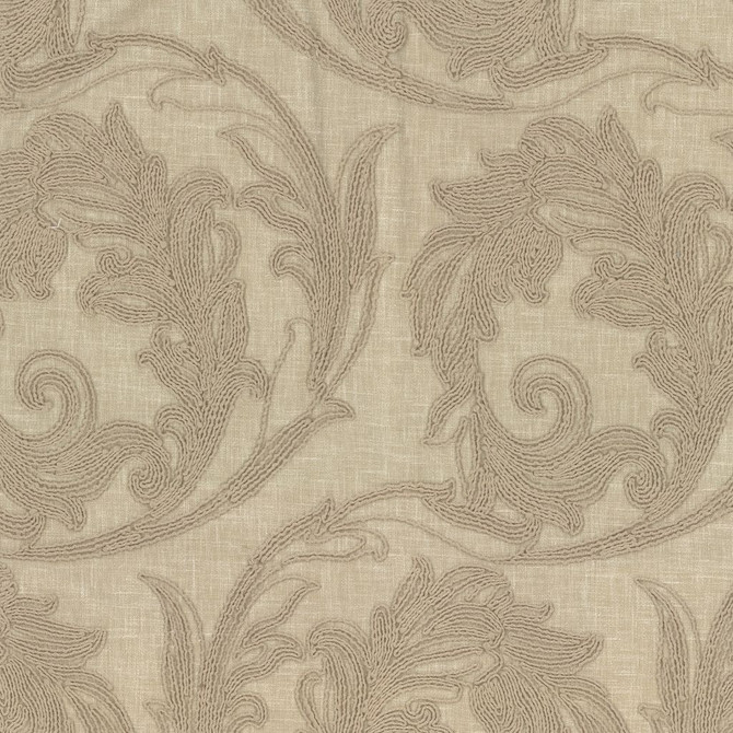 RM CoCo Fabric Sutash Beige Prive Vol 1 73% Polyester 27% Cotton See Sample 0 Horizontal: 10.25 and Vertical: 18.88 54 - My Fabric Connection -