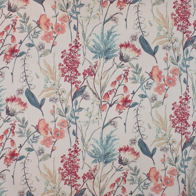 RM CoCo Fabric Flower Show Peony Prive Vol 2 55% Linen 45% Viscose See Sample 0 Horizontal: 52 and Vertical: 25 52 - My Fabric Connection -