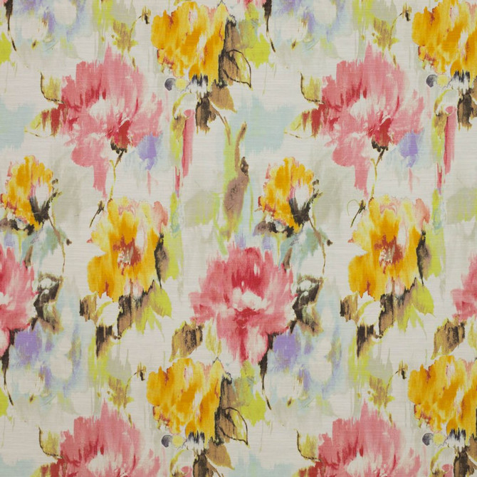 RM CoCo Fabric Monet Floral Pastel Prive Vol 2 60% Linen 40% Cotton See Sample 0 Horizontal: 18 and Vertical: 25 53 - My Fabric Connection -