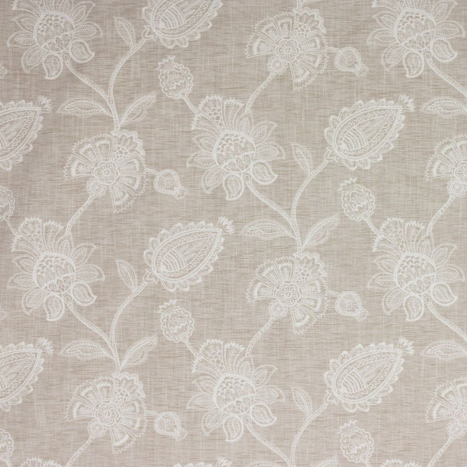 RM CoCo Fabric Ansley Park Sandstone 2018 Spring - Prive Collection 90% Polyester 10% Viscose Embroidery: 100% Cotton See Sample 0 Horizontal: 27.125 and Vertical: 18.5 56 - My Fabric Connection -