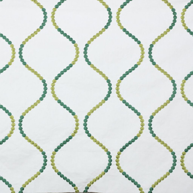 RM CoCo Fabric Button Trellis Minthe 2018 Spring - Prive Collection 100% Cotton Embroidery 100% Viscose Base See Sample 0 Horizontal: 10.25 and Vertical: 11.375 54 - My Fabric Connection -