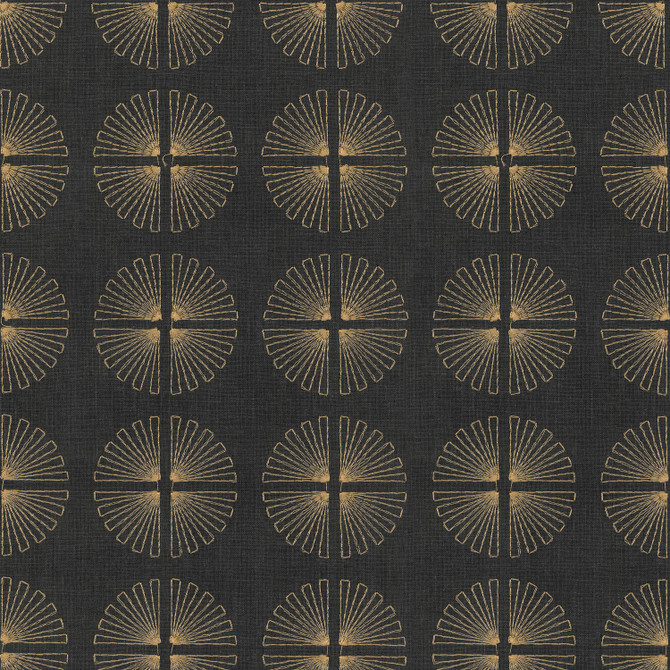 Studio NYC Design Fabric Array Emb Nightfall 170073 - 100% COTTON India 9000 Horizontal: 3.2 and Vertical: 3.2 54" Base 51" Emb - My Fabric Connection -