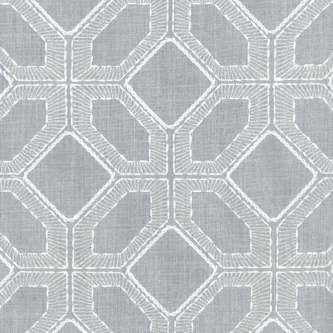 Williamsburg Fabric Barraud Emb Stone 700461 - 55% LINEN 45% RAYON India 51000 Horizontal: 6.5 and Vertical: 6 55'' base 53'' emb - My Fabric Connection -