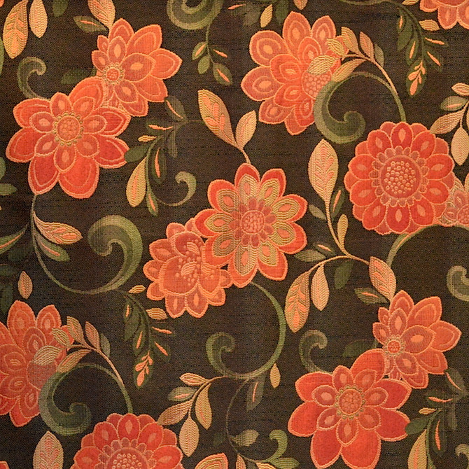 Magnolia Fabric Dulcet Black - 100% Poly China 12000 Horizontal: 29 and Vertical: 30 56" - My Fabric Connection -