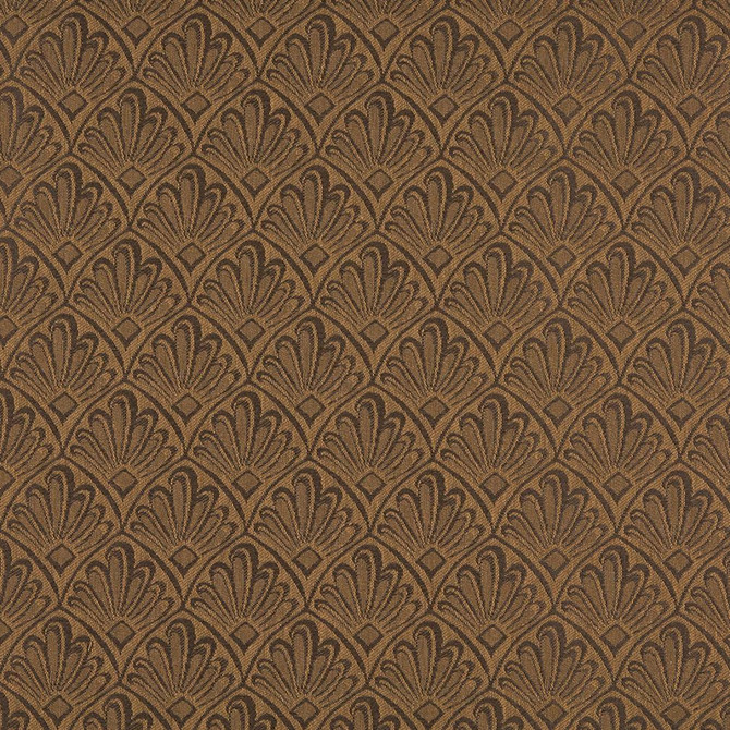 Charlotte Fabric 1124 Cocoa Fan Uptown Jacquards VII 52% Polyester, 48% Cotton Made In USA Exceeds 70,000 Wyzenbeek Rubs (Heavy Duty) </p><p>Repeat: Horizontal: 2.5" x Vertical: 3" 54 Inches - My Fabric Connection -
