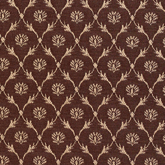 Charlotte Fabric 2639 Sable/Trellis Uptown Jacquards VI 100% Woven Polyester Asia Exceeds 70,000 Wyzenbeek Rubs (Heavy Duty) Horizontal: 1.5" x Vertical: 1.5" 54 Inches - My Fabric Connection -