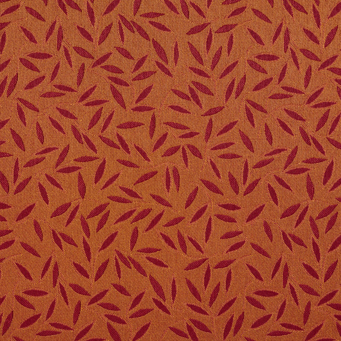 Charlotte Fabric 5208 Henna Decorative Durables IX 100% Woven Polyester Made In USA Exceeds 100,000 Wyzenbeek Rubs (Heavy Duty) </p><p>Repeat: Horizontal: 9" x Vertical: 9.5" 54 Inches - My Fabric Connection -