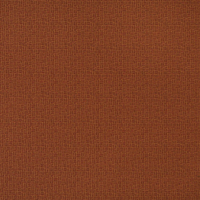 Charlotte Fabric 5275 Rust Decorative Durables IX 100% Woven Polyester Made In USA Exceeds 100,000 Wyzenbeek Rubs (Heavy Duty) Horizontal: 2.5" x Vertical: 2.5" 54 Inches - My Fabric Connection -