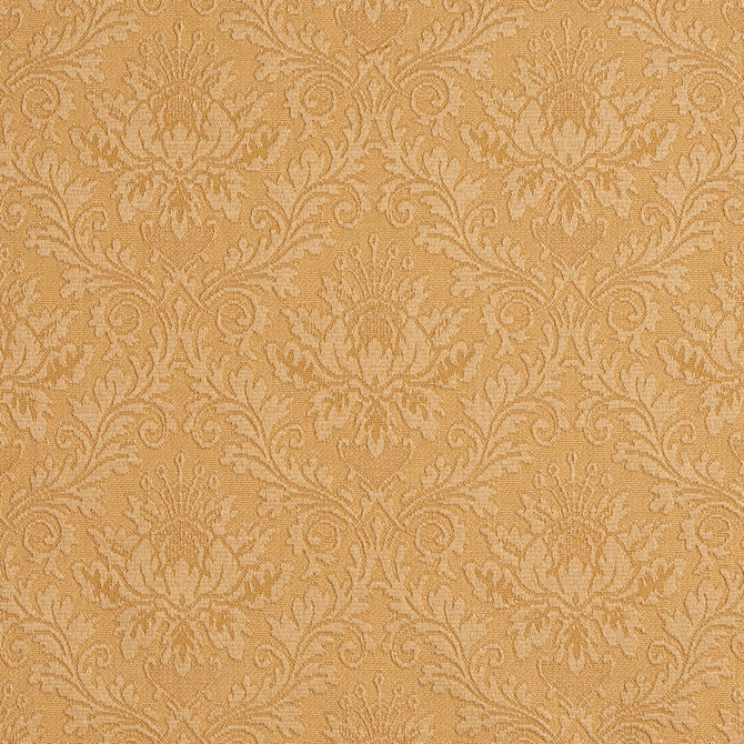 Charlotte Fabric 5541 Gold/Cameo Enchanted Gardens 75% Cotton, 25% Polyester Asia Exceeds 70,000 Wyzenbeek Rubs (Heavy Duty) Horizontal: 7" x Vertical: 7" 54 Inches - My Fabric Connection -