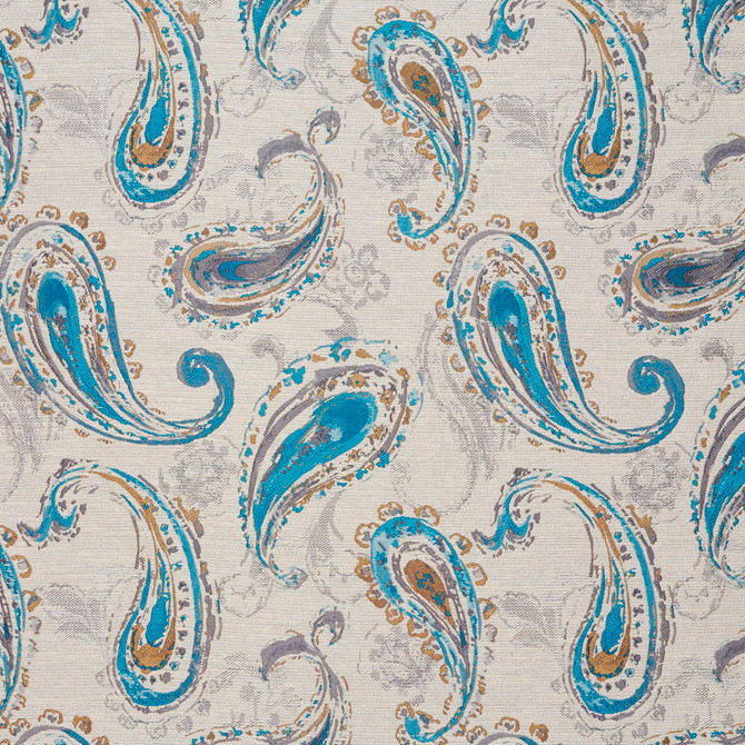 Charlotte Fabric 5752 Lagoon Ring Book Page #17A 87% Polyester, 13 Rayon Asia Exceeds 50,000 Wyzenbeek Rubs (Heavy Duty) Horizontal: 14.5" x 16.75" 54 Inches - My Fabric Connection -
