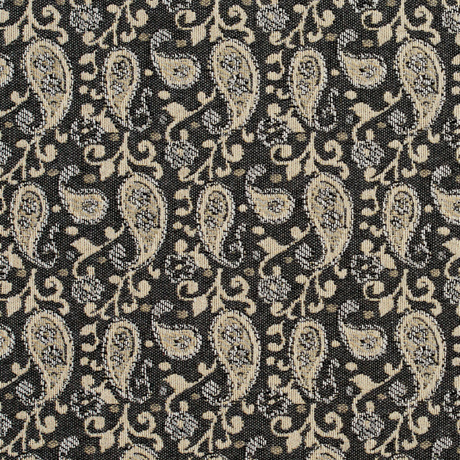 Charlotte Fabric 5840 Sterling Paisley Classic Patterns 52% Polyester, 48% Cotton Made In USA Exceeds 160,000 Wyzenbeek Rubs (Heavy Duty) </p><p>Repeat: Horizontal: 3" X Vertical: 4.75" 54 Inches - My Fabric Connection -