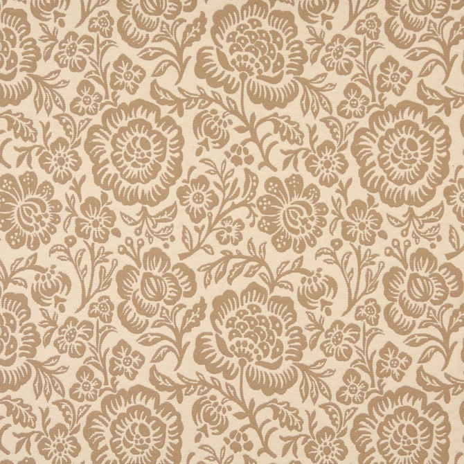 Charlotte Fabric 6401 Cream Floral Garden Collection 37% Cotton, 36% Rayon, 27% Polyester Asia Exceeds 70,000 Wyzenbeek Rubs (Heavy Duty) </p><p>Repeat: Horizontal: 14" x Vertical: 15" 54 Inches - My Fabric Connection -