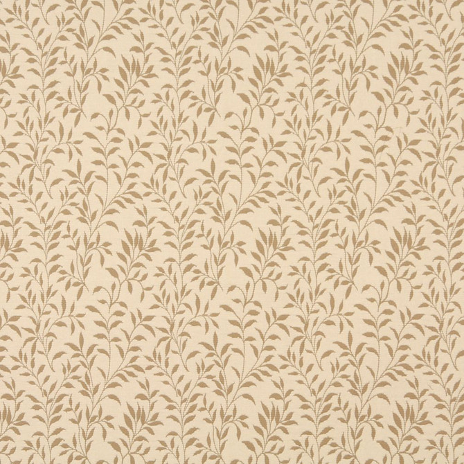 Charlotte Fabric 6411 Cream Leaf Garden Collection 37% Cotton, 36% Rayon, 27% Polyester Asia Exceeds 70,000 Wyzenbeek Rubs (Heavy Duty) Horizontal: 7" x Vertical: 9" 54 Inches - My Fabric Connection -