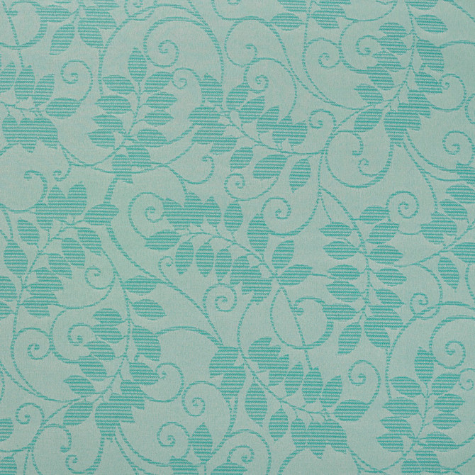 Charlotte Fabric 6628 Lagoon/Vine Outdoor/Indoor Oasis III 100% Woven Polyester Made In USA Exceeds 48,000 Wyzenbeek Rubs (Heavy Duty) Horizontal: 29.0" x Vertical: 29.0" 54 Inches - My Fabric Connection -