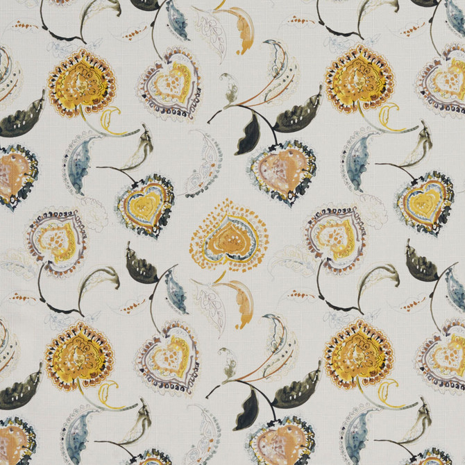Charlotte Fabric 20410-01 Prints 100% Polyester Asia Exceeds 70,000 Wyzenbeek Rubs (Heavy Duty) Horizontal: 13.5" x Vertical: 13.5" 54 Inches - My Fabric Connection -