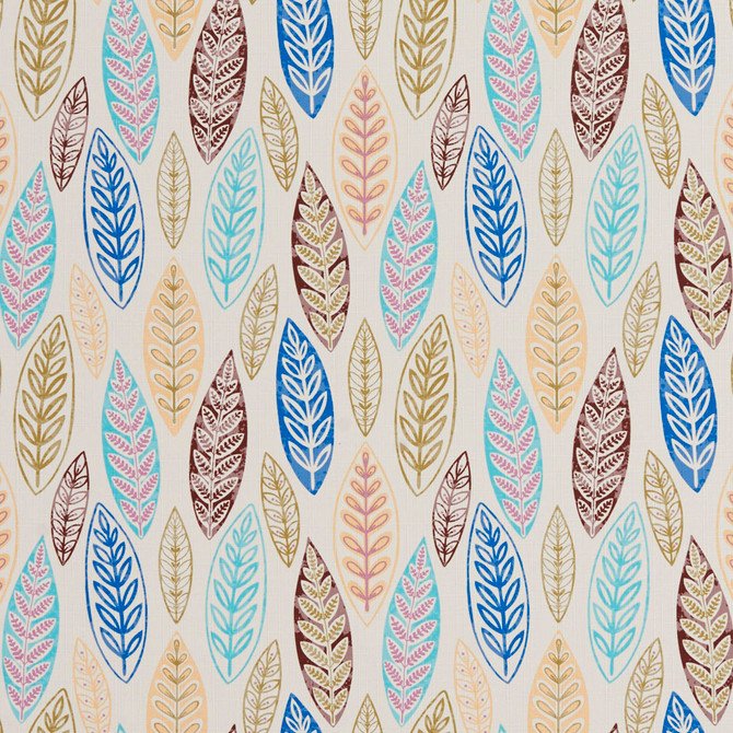 Charlotte Fabric 20510-04 Prints 100% Polyester Asia Exceeds 100,000 Wyzenbeek Rubs (Heavy Duty) Horizontal: 13.5" x Vertical: 13.5" 54 Inches - My Fabric Connection -