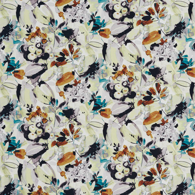 Charlotte Fabric 20520-01 Prints 100% Polyester Asia Exceeds 100,000 Wyzenbeek Rubs (Heavy Duty) Horizontal: 26.5" x Vertical: 13" 54 Inches - My Fabric Connection -
