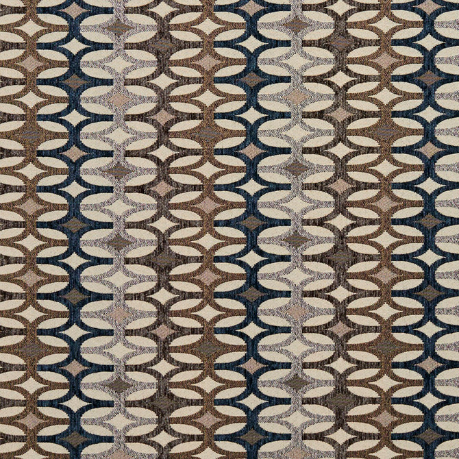 Charlotte Fabric 8547 Royal/Interlock Contemporary Wovens 100% Woven Polyester Asia Exceeds 100,000 Wyzenbeek Rubs (Heavy Duty) Horizontal: 7.5" x Vertical: 3" 54 Inches - My Fabric Connection -