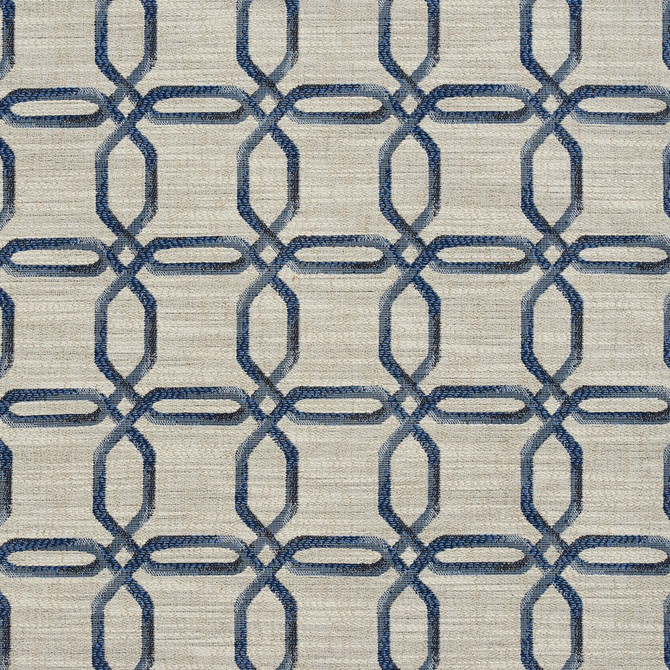 Charlotte Fabric R140 Cobalt Ring Book Page #24B 100% Woven Polyester Asia Exceeds 70,000 Wyzenbeek Rubs (Heavy Duty) </p><p>Repeat: Horizontal: 3.5" x Vertical: 3.25" 54 Inches - My Fabric Connection -