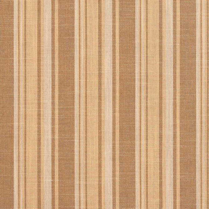 Charlotte Fabric D128 Wheat Stripe Clubhouse Collection 100% Woven Polyester Asia Exceeds 120,000 Wyzenbeek Rubs (Heavy Duty) Horizontal: 3.75" 54 Inches - My Fabric Connection -