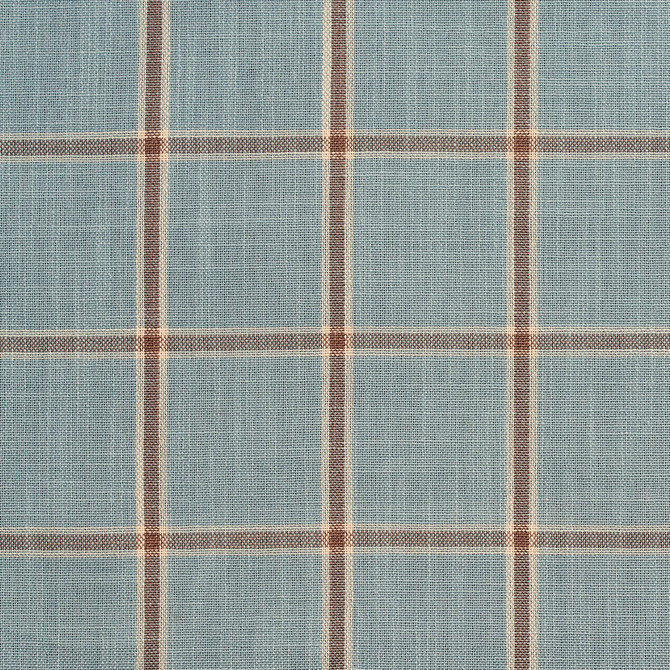 Charlotte Fabric D139 Cornflower Windowpane Clubhouse Collection 100% Woven Polyester Asia Exceeds 120,000 Wyzenbeek Rubs (Heavy Duty) Horizontal: 2.75" x Vertical: 2.75" 54 Inches - My Fabric Connection -