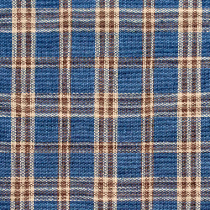 Charlotte Fabric D151 Wedgewood Tartan Clubhouse Collection 100% Woven Polyester Asia Exceeds 120,000 Wyzenbeek Rubs (Heavy Duty) Horizontal: 3.75" x Vertical: 3.75" 54 Inches - My Fabric Connection -