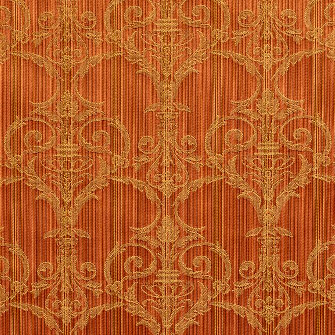 Charlotte Fabric D309 Amber Victorian Old World Classics 70% Polyester, 30% Cotton Spain Exceeds 30,000 Wyzenbeek Rubs (Heavy Duty) </p><p>Repeat: Horizontal: 7" x Vertical: 9" 54 Inches - My Fabric Connection -