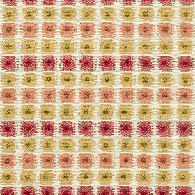 Charlotte Fabric CB800-109 Shades of Coral 41% Cotton, 34% Polyester, 25% Olefin Made In USA Exceeds 66,000 Wyzenbeek Rubs (Heavy Duty) </p><p>Repeat: Horizontal: 2" x Vertical: 1" 54 Inches - My Fabric Connection -