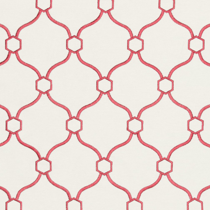 Charlotte Fabric CB900-15 Shades of Coral 44% Rayon, 30% Polyester, 26% Linen Asia Exceeds 120,000 Wyzenbeek Rubs (Heavy Duty) Horizontal: 3.5" x Vertical: 5" 54 Inches - My Fabric Connection -