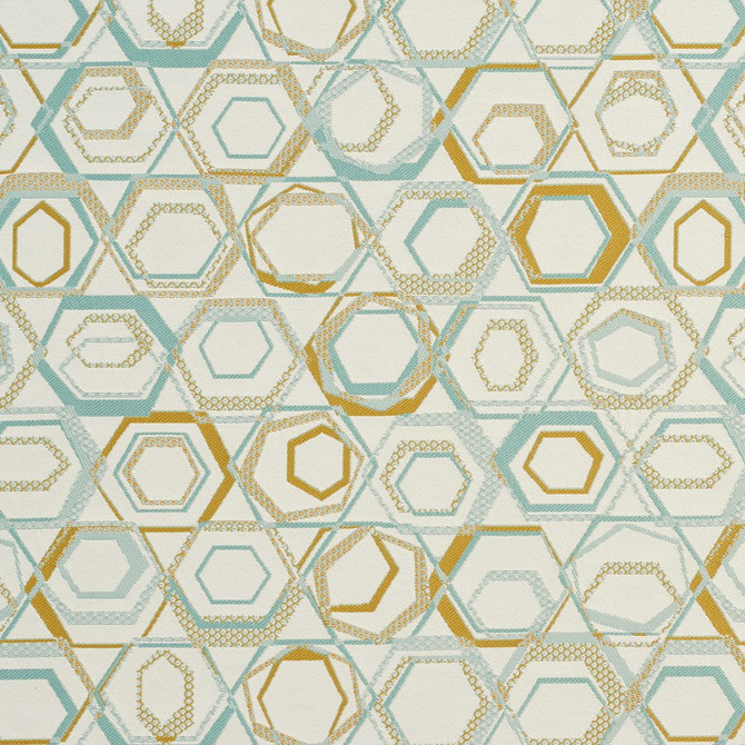 Charlotte Fabric CB800-88 Shades of Teal 100% Woven Polyester Asia Exceeds 42,000 Wyzenbeek Rubs (Heavy Duty) Horizontal: 14" x Vertical: 14" 54 Inches - My Fabric Connection -