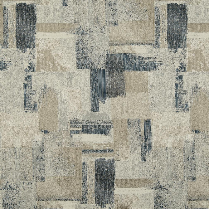 Charlotte Fabric D837 Denali/Sky Contemporary Wovens II 100% Woven Polyester Asia Exceeds 42,000 Wyzenbeek Rubs (Heavy Duty) Horizontal 14.5" x Vertical 29.5" 54 Inches - My Fabric Connection -