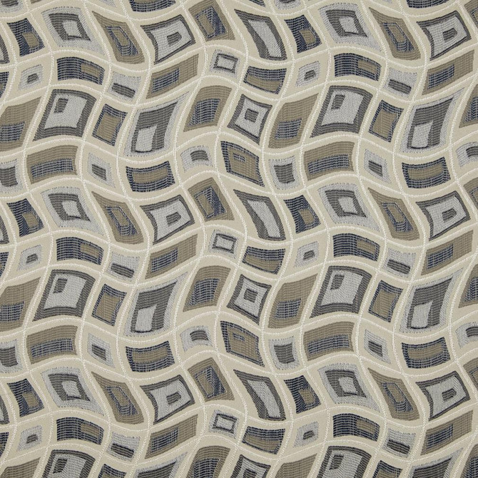 Charlotte Fabric D861 Zion/Sky Contemporary Wovens II 100% Woven Polyester Asia Exceeds 42,000 Wyzenbeek Rubs (Heavy Duty) Horizontal 11.5" x Vertical 7.5" 54 Inches - My Fabric Connection -