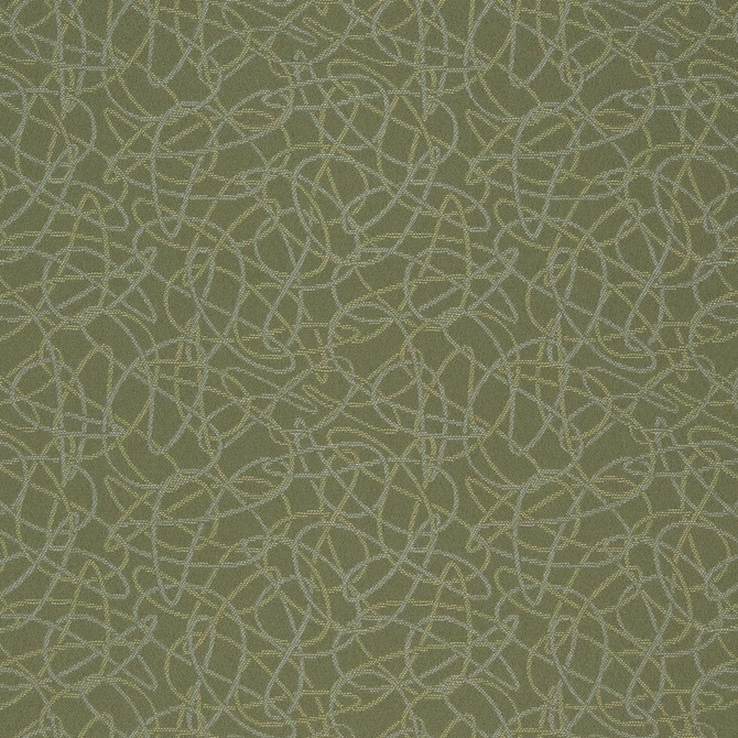 Charlotte Fabric D934 Squiggles/Sage Durables III 100% Woven Polyester Made In USA Exceeds 100,000 Wyzenbeek Rubs (Heavy Duty) </p><p>Repeat: Horizontal: 7.25" x Vertical: 7.25" 54 Inches - My Fabric Connection -