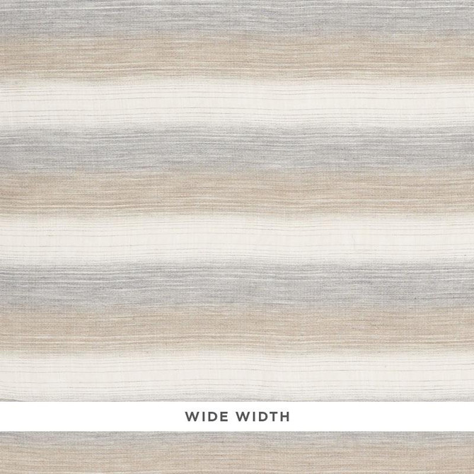 Schumacher Fabric Horizon Casement Dune & Grey 75771 Natural Sheers - My Fabric Connection -