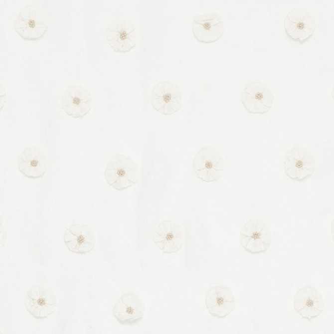 Schumacher Fabric Button Flower Sheer Ivory 75750 NATURAL SHEERS LINEN 100% INDIA </p><p>Repeat: Horizontal: 6 1/2" (17CM) and Vertical: 10" (25CM) 54 - My Fabric Connection -