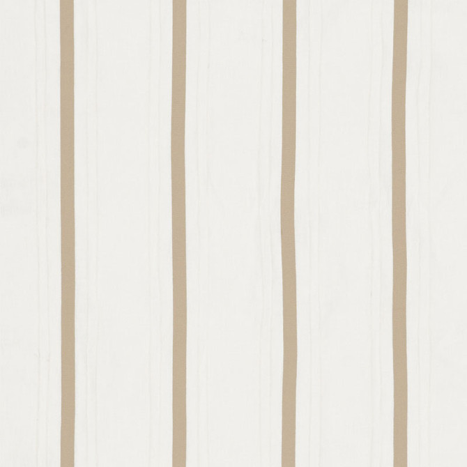 Schumacher Fabric Stripe Applique Sheer Tan 75762 NATURAL SHEERS See Sample INDIA - </p><p>Repeat: Horizontal: 6 1/2" (17CM) and Vertical: - 50 3/4" (129CM) - My Fabric Connection -