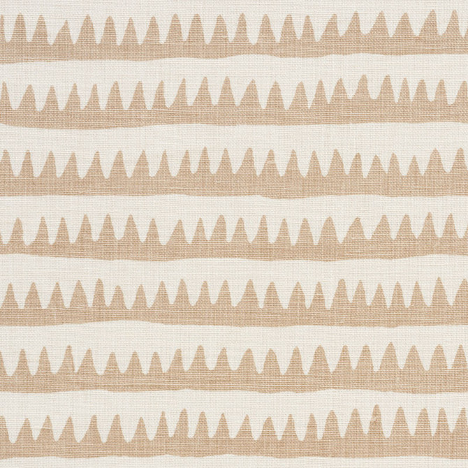 Schumacher Fabric Corfu Stripe Sand 177972 Primitive-Beauty 55% Linen, 45% Cotton - Horizontal: 26.5 and Vertical: 13.5 53.25 - My Fabric Connection -
