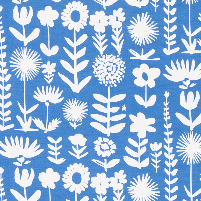Schumacher Fabric Wild Things Blue 178251 VERA NEUMANN COTTON 51% LINEN 49% UNITED KINGDOM </p><p>Repeat: Horizontal: 27 1/4" (69CM) and Vertical: 26 1/2" (67CM) 55 - My Fabric Connection -