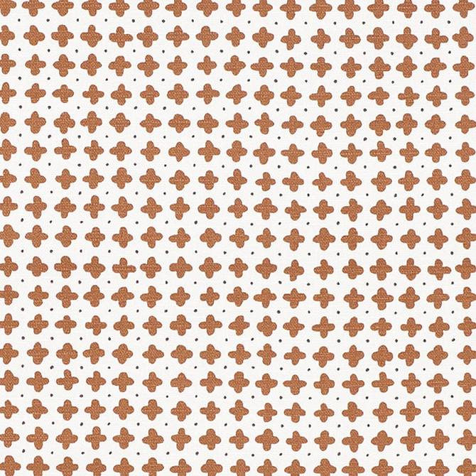 Schumacher Fabric Polka Brown 178242 VERA NEUMANN COTTON 93% LINEN 7% UNITED KINGDOM </p><p>Repeat: Horizontal: 13 1/2" (34CM) and Vertical: 4 7/8" (12CM) 54.5 - My Fabric Connection -