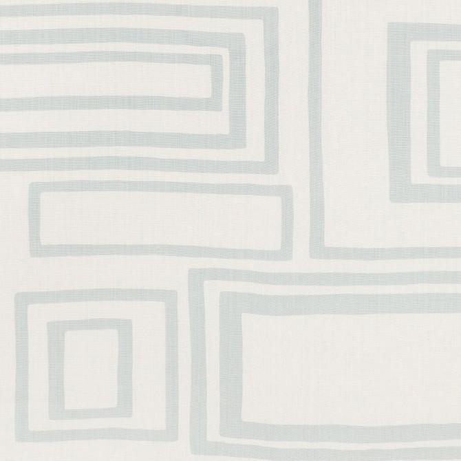 Schumacher Fabric Large Open Boxes Mineral 178220 Vera-Neumann 100% Linen - Horizontal: 54.5 and Vertical: 43.5 54.5 - My Fabric Connection -