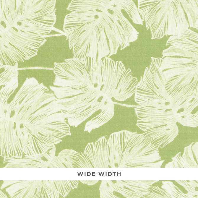Schumacher Fabric Del Coco Leaf 178342 PATTERNED SHEERS & CASEMENTS POLYESTER 65% LINEN 20% TURKEY </p><p>Repeat: Horizontal: 41 1/2" (105CM) and Vertical: 15 3/8" (39CM) 118 - My Fabric Connection -