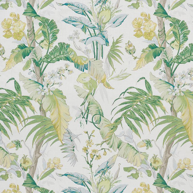 Schumacher Fabric Tropique Citron 178131 Schumacher Classics 27.5" - My Fabric Connection -
