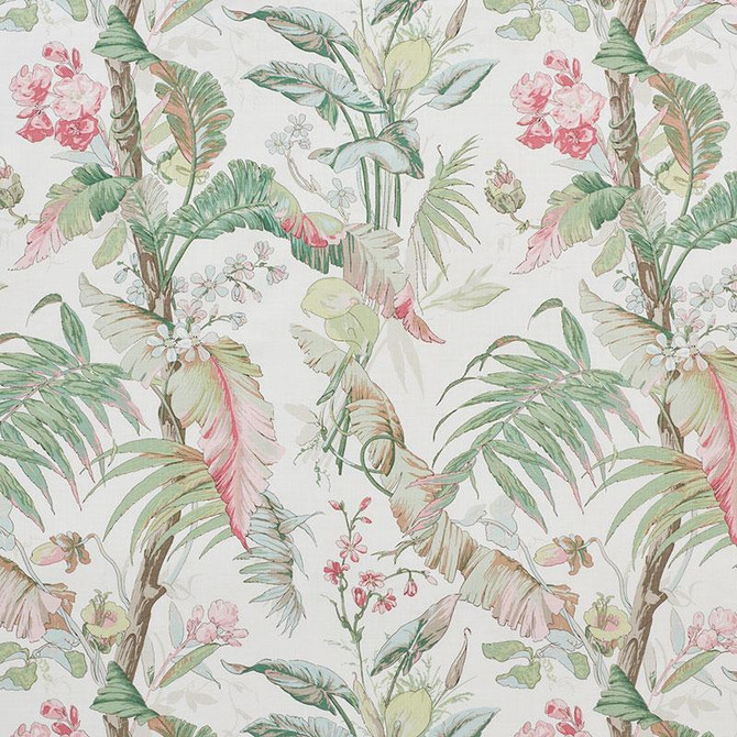 Schumacher Fabric Tropique Blush 178130 Schumacher Classics 27.5" - My Fabric Connection -