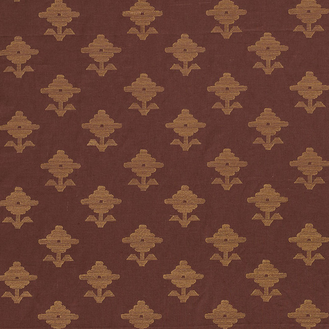 Schumacher Fabric Rubia Embroidery Umber 74162 OTTOMAN CHIC LINEN 85% VISCOSE 15% INDIA </p><p>Repeat: Horizontal: 5 3/4" (15CM) and Vertical: 6 1/4" (16CM) 58.25 - My Fabric Connection -